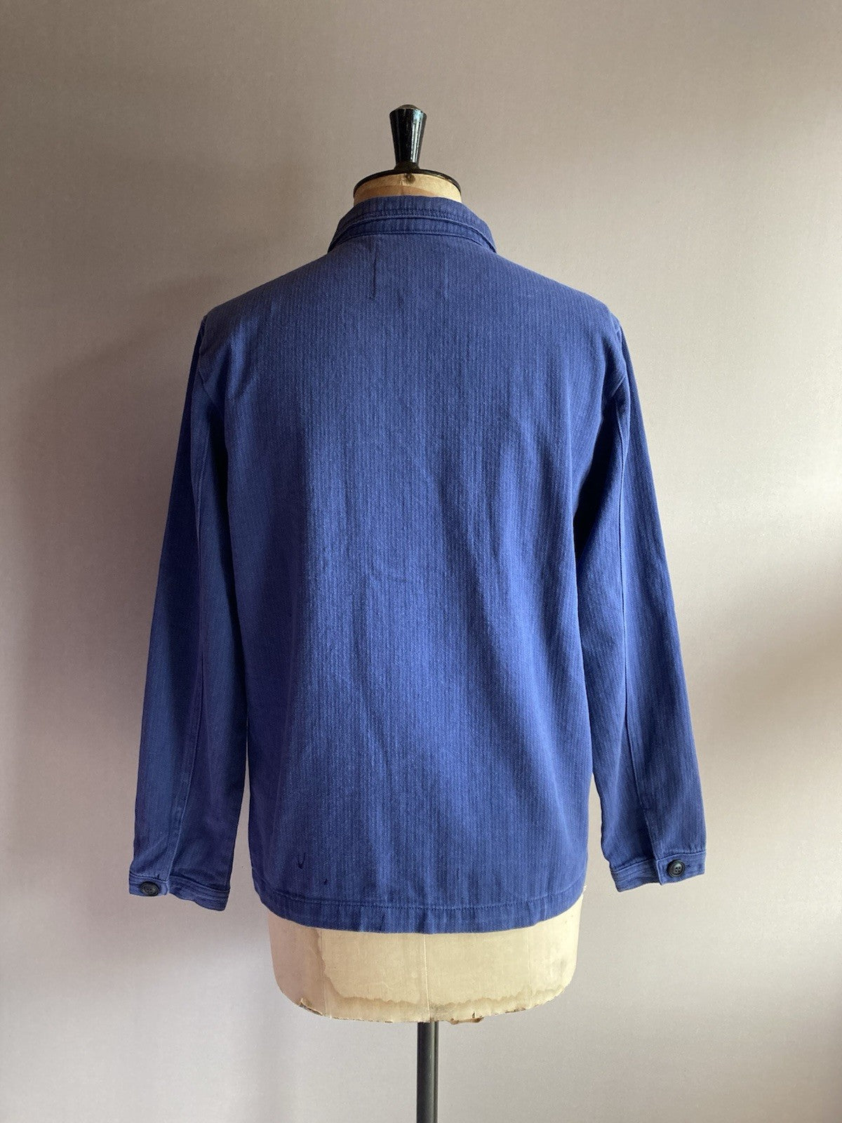 Navy French Chore Jacket Cotton Twill