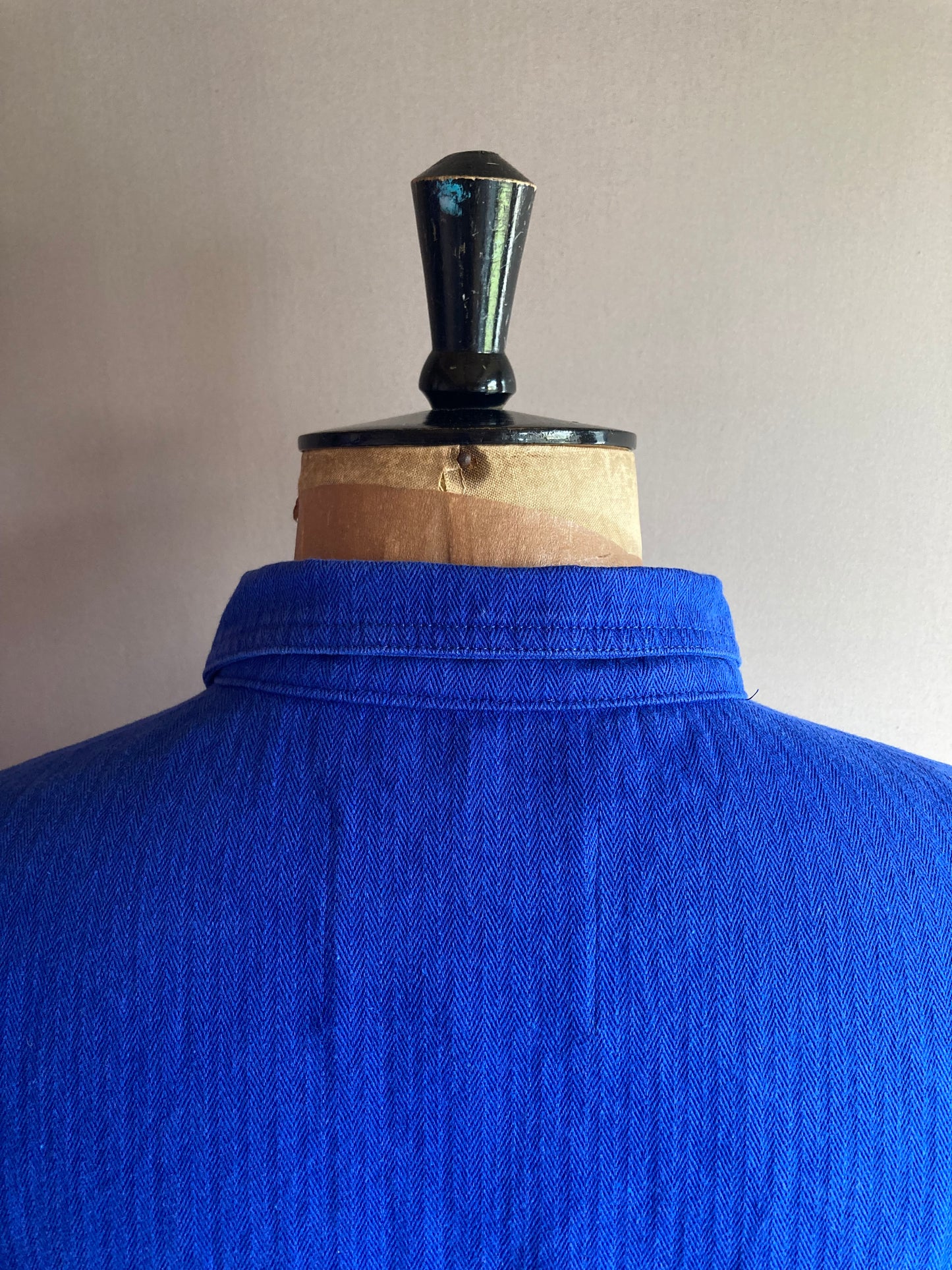 Blue French Chore Jacket Cotton Twill