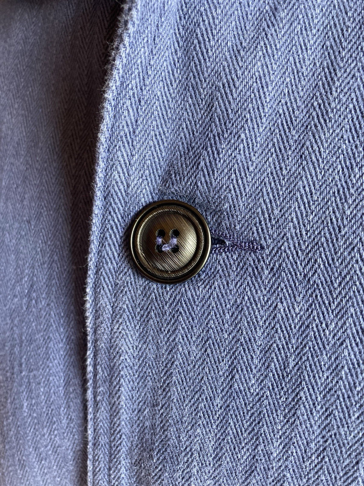 Navy French Chore Jacket Cotton Twill