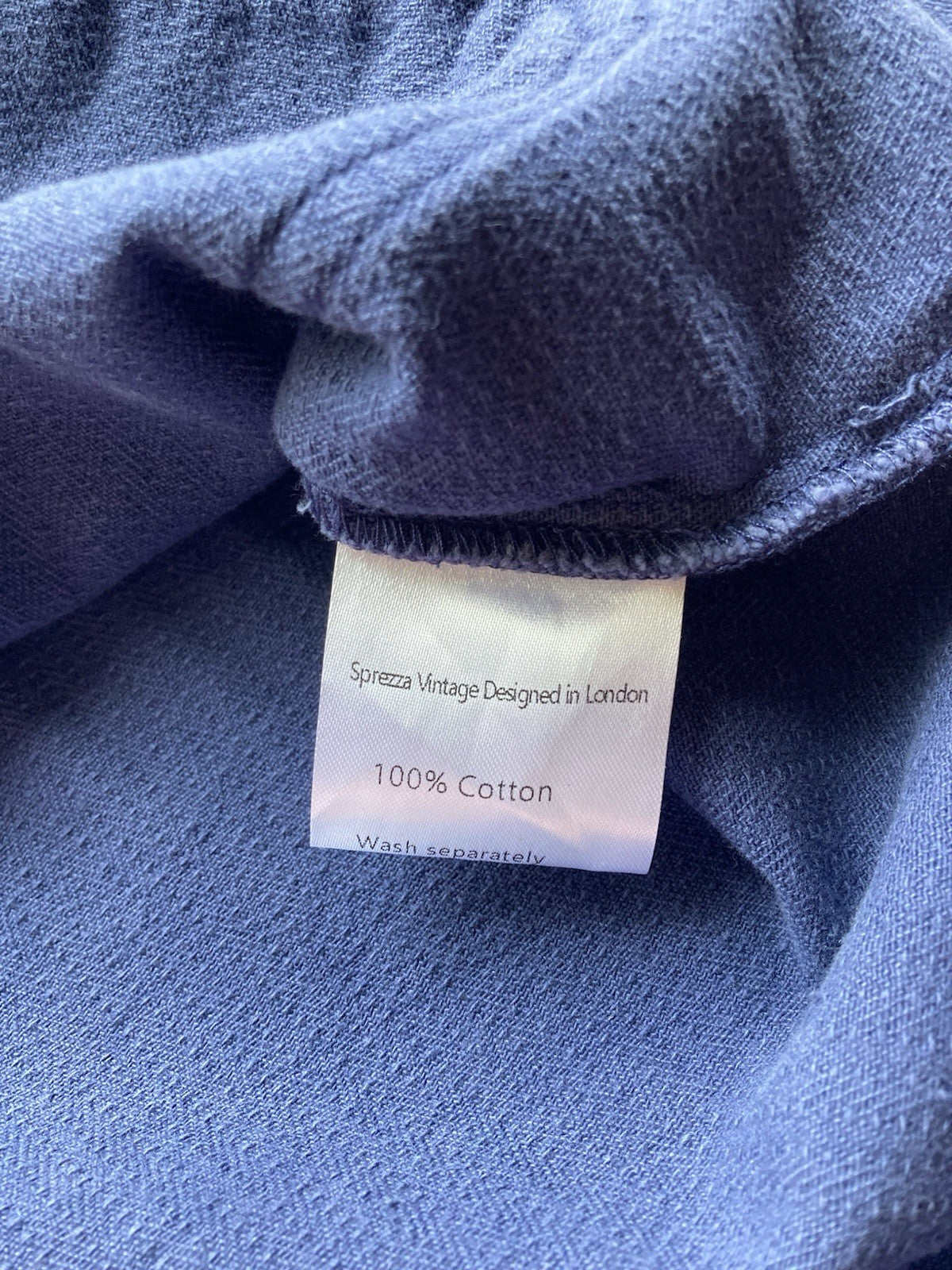 Navy French Chore Jacket Cotton Twill