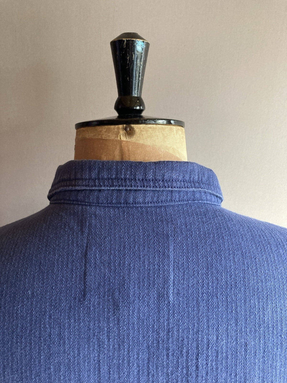 Navy French Chore Jacket Cotton Twill